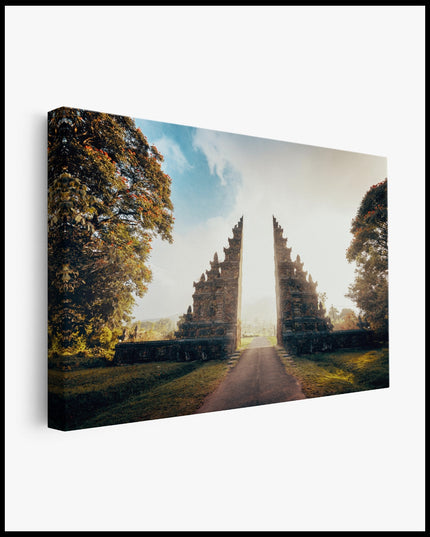 Hindu Temple Bali Canvas