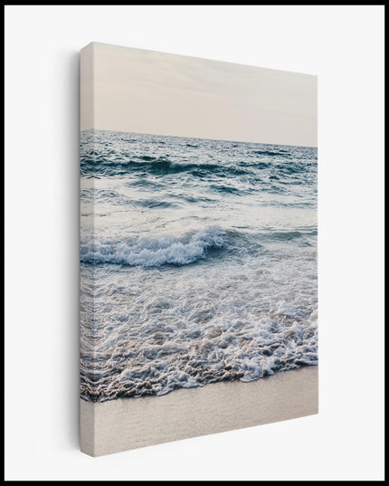 Waves on the Beach Canvas