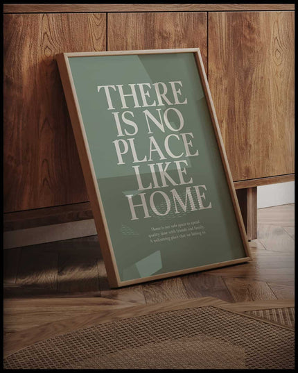 There Is No Place Like Home Illustration Poster