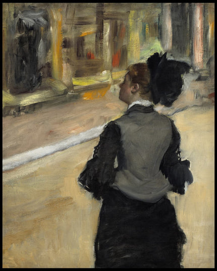 Woman Viewed from Behind (Visit to a Museum)