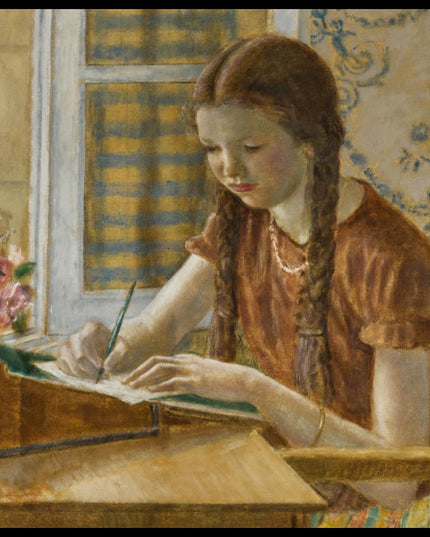 Girl at Writing Desk