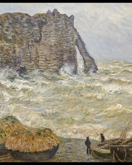 Stormy Sea In Étretat