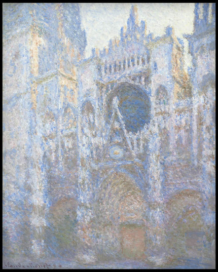 The Portal of Rouen Cathedral in Morning Light