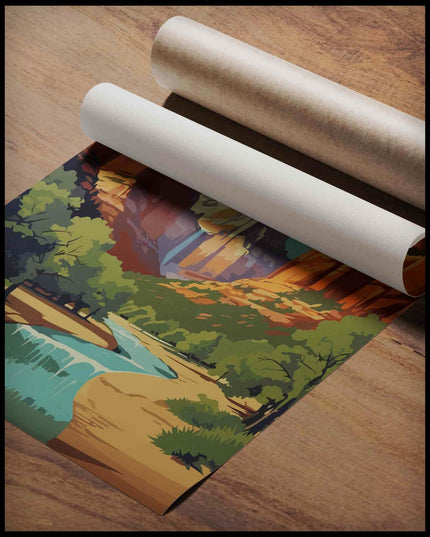 Zion National Park Poster