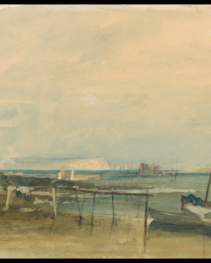 White Cliffs And Boats