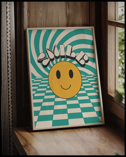 Smile Retro Poster